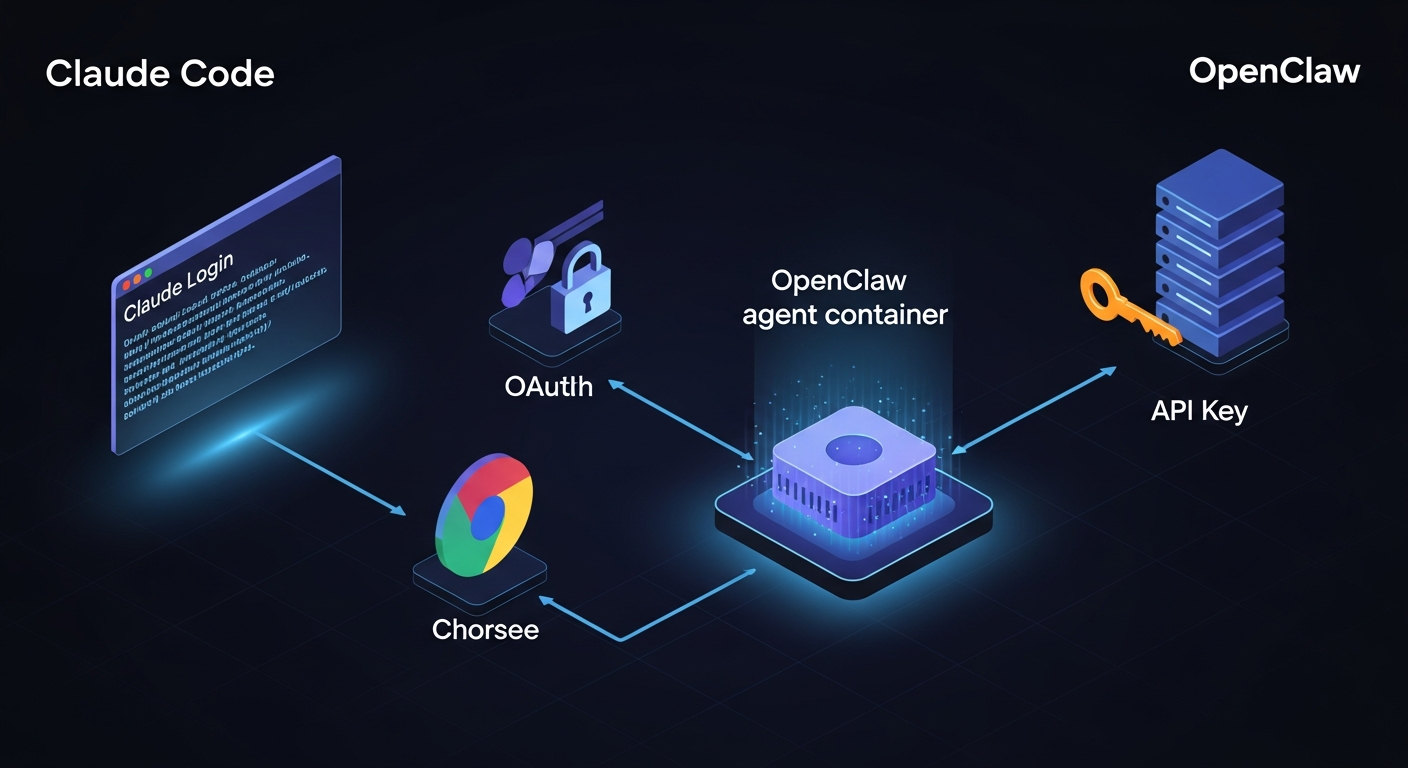 Claude Code + OpenClaw Authentication Architecture