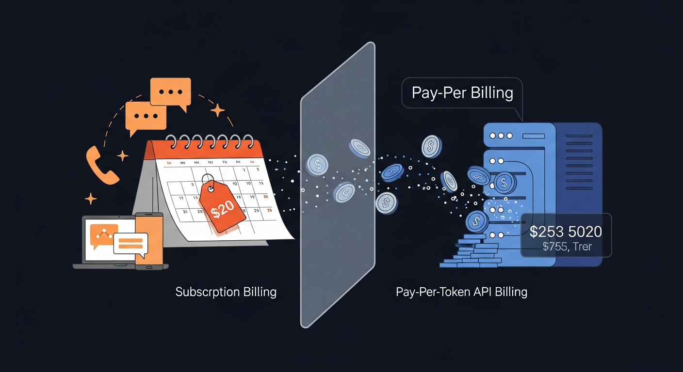 Subscription vs API — Separate Billing Systems