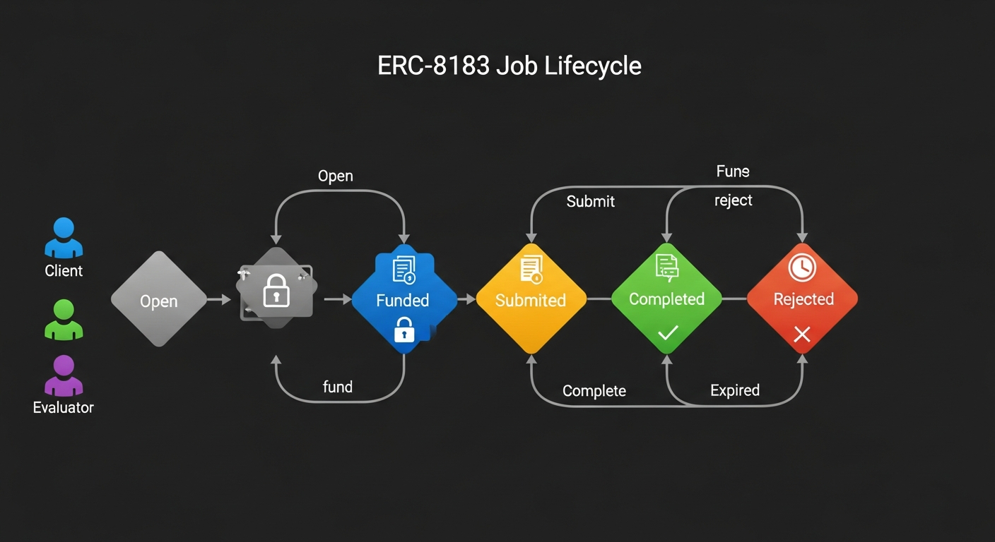 ERC-8183 Job Lifecycle