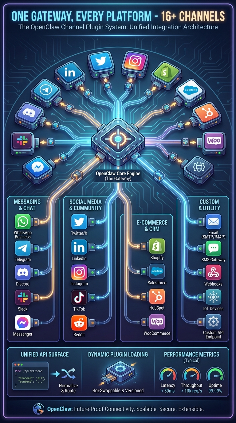 OpenClaw Channel Plugin System
